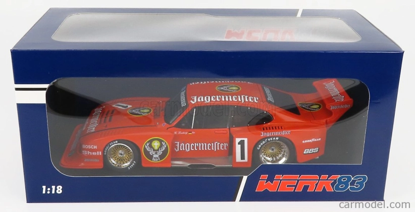 Werk83 Ford england Capri Turbo Jagermeister Gr.5 Team Zakspeed N 1 Season Drm 1982 Klaus Ludwig 1:18 Orange