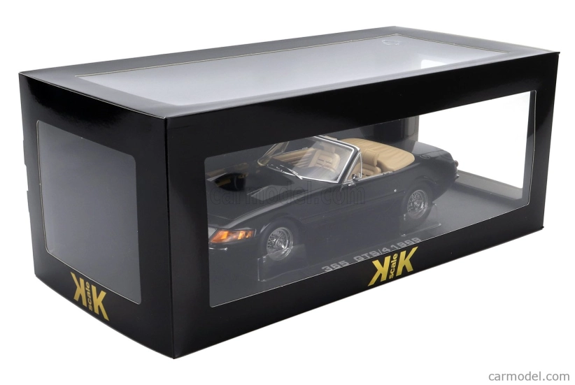 Kk-scale Ferrari 365 Gts Daytona Spider 1-series Open Usa Version 1969 1:18 Black