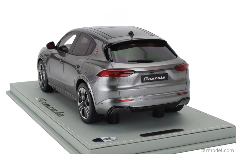 Bbr-models Maserati Grecale Folgore Suv 2022 - Con Vetrina - With Showcase 1:18 Grigio Lava - Grey Met