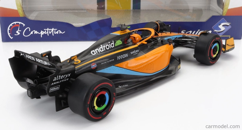 Solido Mclaren F1 Mcl36 Mercedes Team Mclaren N 3 Australian GP 2022 Daniel Ricciardo 1:18 Oranžová svetlo modrá