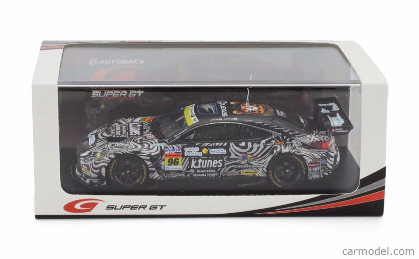 Spark-model Lexus Rc F Gt3 Team K-tunes Racing N 96 Gt300 Class Super Gt 2024 Morio Nitta - Shinichi Takagi 1:43 Black White