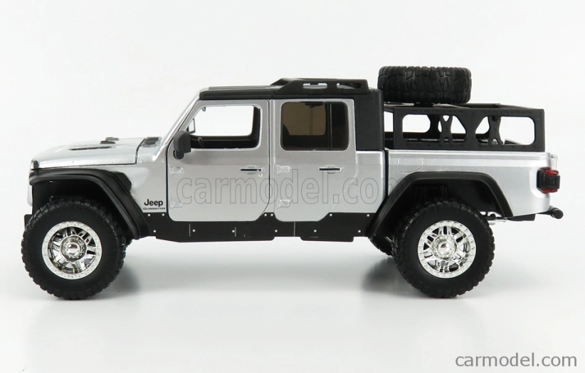 Jada Jeep Wrangler Gladiator 2020 - Rýchlo a zbesilo 9 - Hobbs a Shaw 1:24 Strieborná