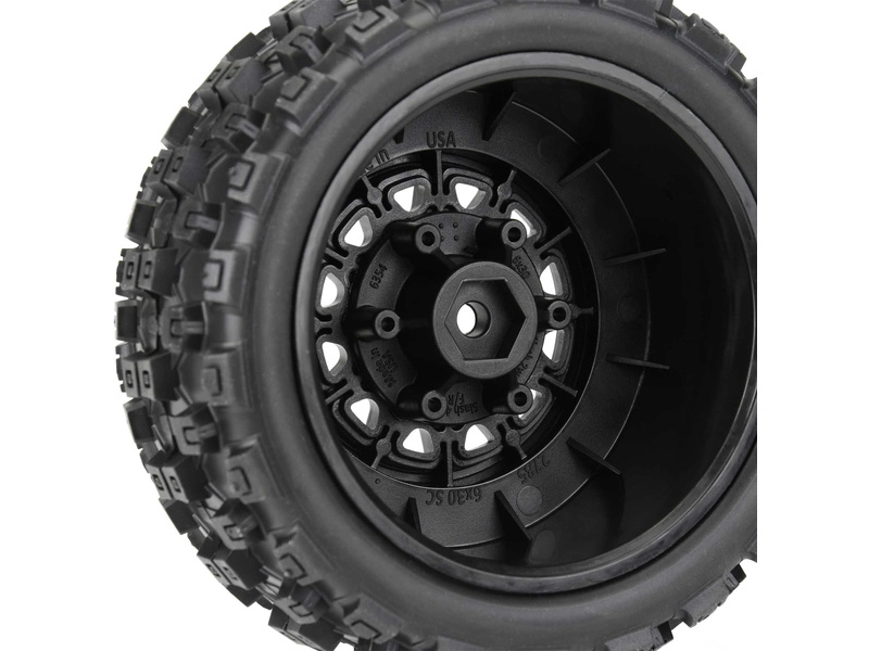 Pro-Line kolo 2.2/3.0", pneu Badlands MX M2, disk Raid H12 černý (2)