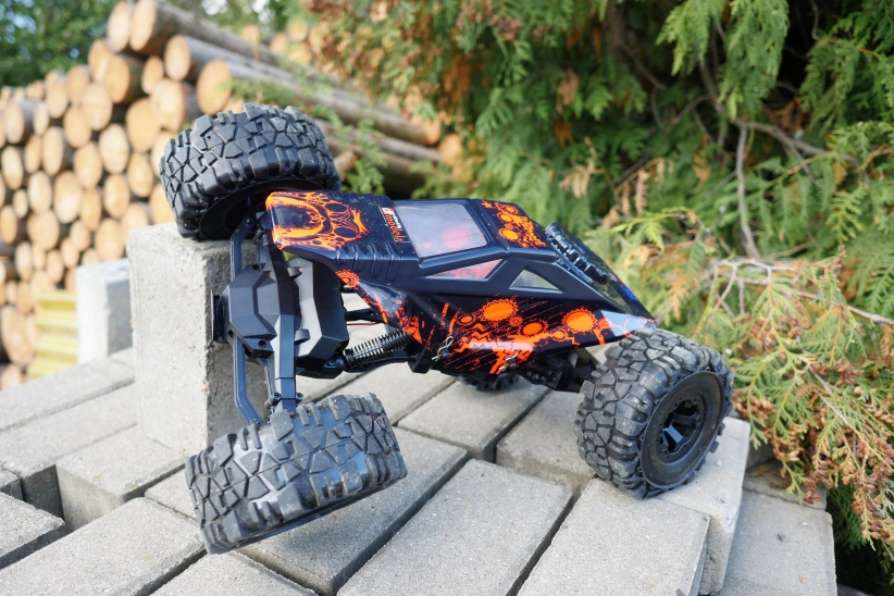RC auto Crawler 4WD RTR, červenočerná