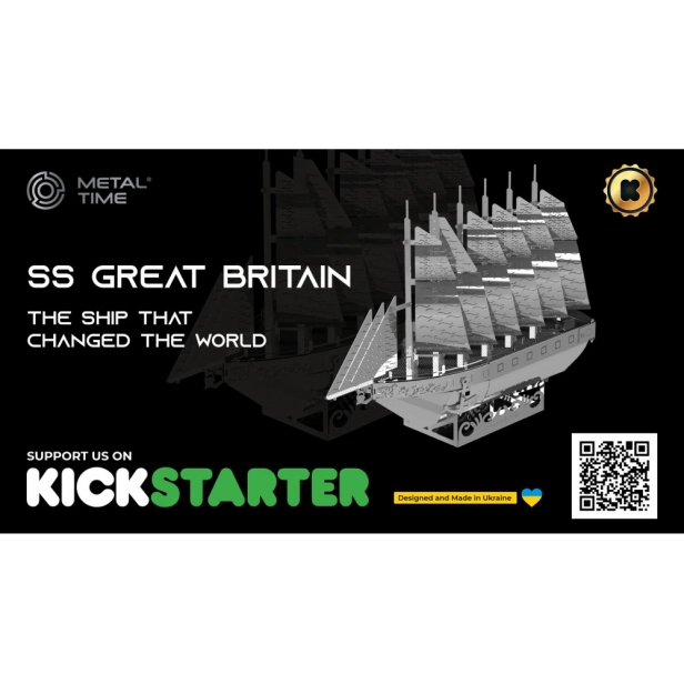 Ocelová stavebnice SS Great Britain