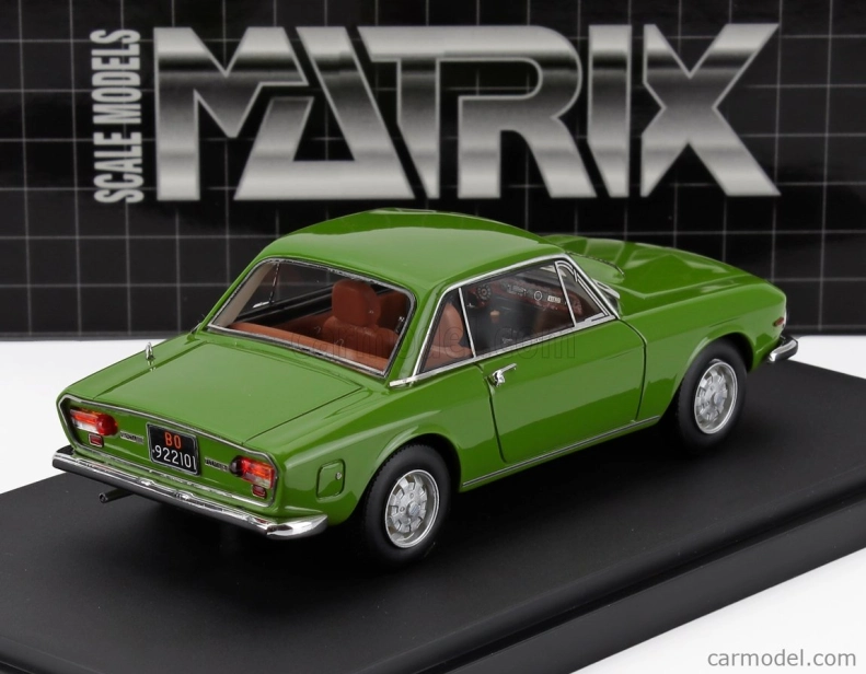 Modely v mierke Matrix Lancia Fulvia Coupe 3-series 1975 1:43 Zelená