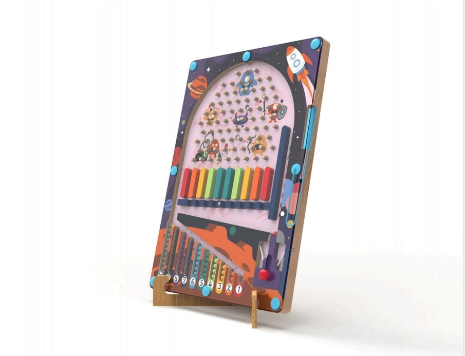 2Kids Toys Magnetický pinball Vesmír 2 v 1