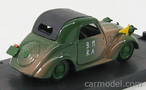 Brumm Simca 5 Militare D-day Closed - Chiusa 1944 1:43 Vojenská zelená