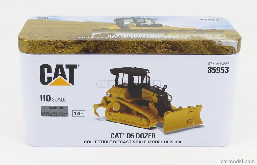 Dm-models Caterpillar Catd5 Pásový dozer 1:87, žlutá