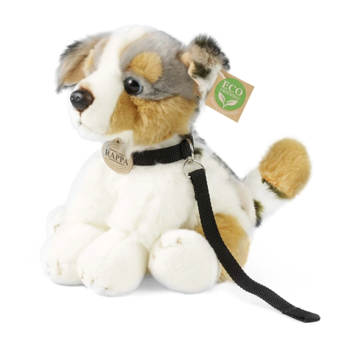 Rappa Plyšový pes austrálsky ovčiak s vôdzkou 28 cm ECO-FRIENDLY