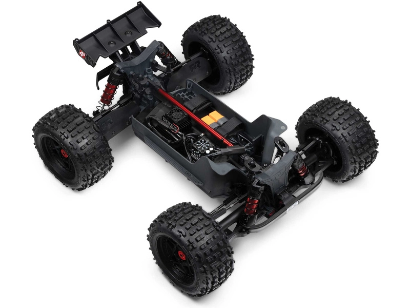 RC auto Arrma Outcast 4S V2 BLX 1:10 4WD RTR, červené