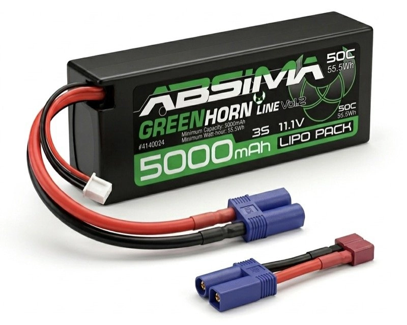 LiPo akumulátor Absima Greenhorn 11,1V / 5000mAh 50C konektor EC5