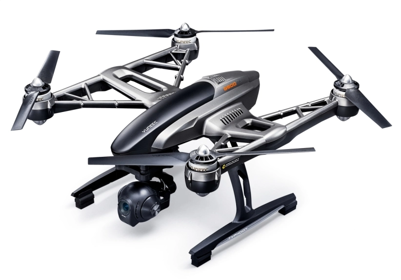 YUNEEC Q500 4K TYPHOON, SteadyGrip a trolly kufrem - vystavený kus