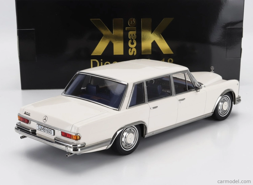 Kk-scale Mercedes benz S-class 600 Pullman (w100) 1963 1:18 Bílá