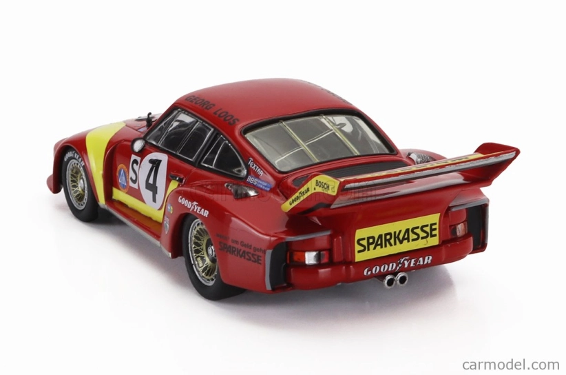 Ixo-models Porsche 935/77a 930 Team Gelo Racing N 4 6h Silverstone 1978 Klaus Ludwig - Hans Heyer 1:43 Červeno-žltá
