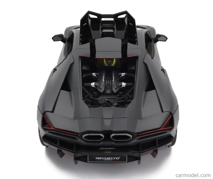 Maisto Lamborghini Revuelto Hybrid 2023 – Exclusive Carmodel 1:18 Vulcano matná sivá