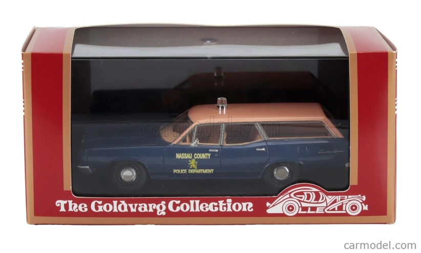 Goldvarg Ford usa Galaxie Sw Station Wagon Nassau County Police 1970 1:43 Modrý Krém