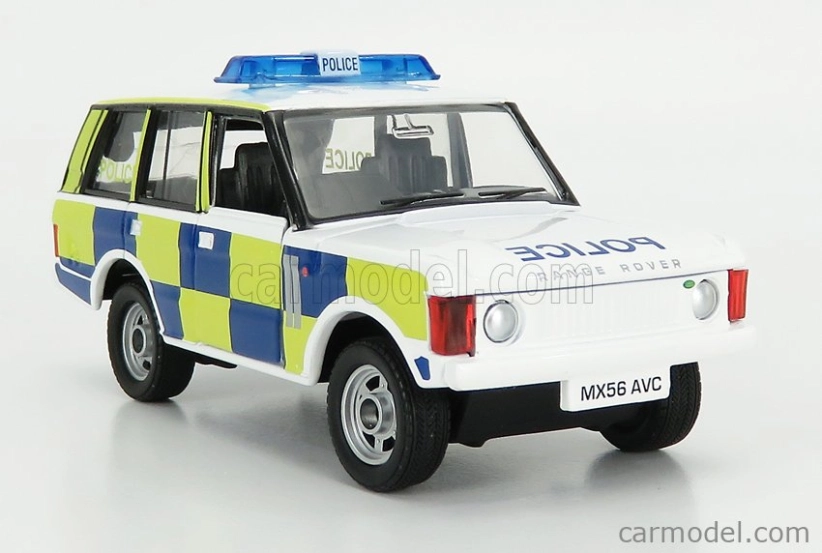 Corgi Land rover Range Rover Police 1971 1:36 Modrá Žlutá