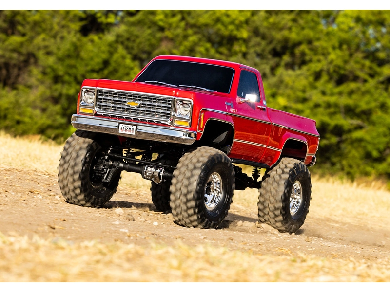 RC auto Traxxas TRX-4 Chevrolet K10 1979 TQi 1:10 RTR, červené