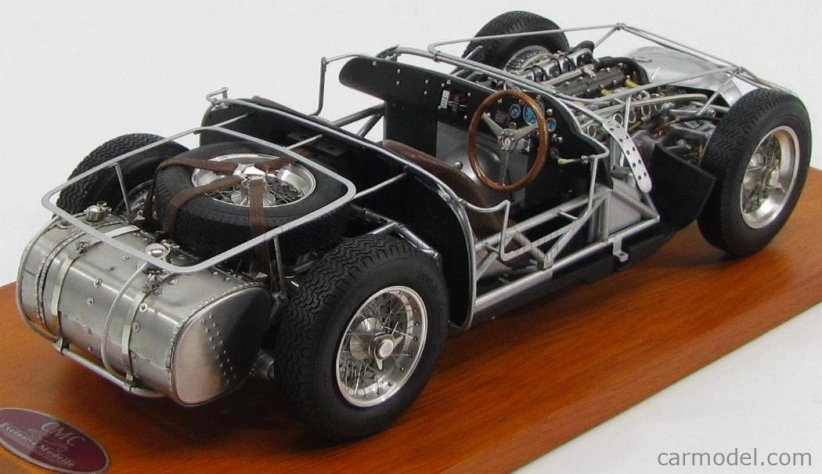 Cmc Maserati Telaio - 300s Rolling Chassis 1956 1:18 Strieborná