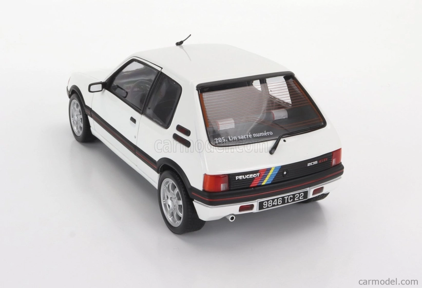 Norev Peugeot 205 Gti 1.9 1989 1:18 Biela
