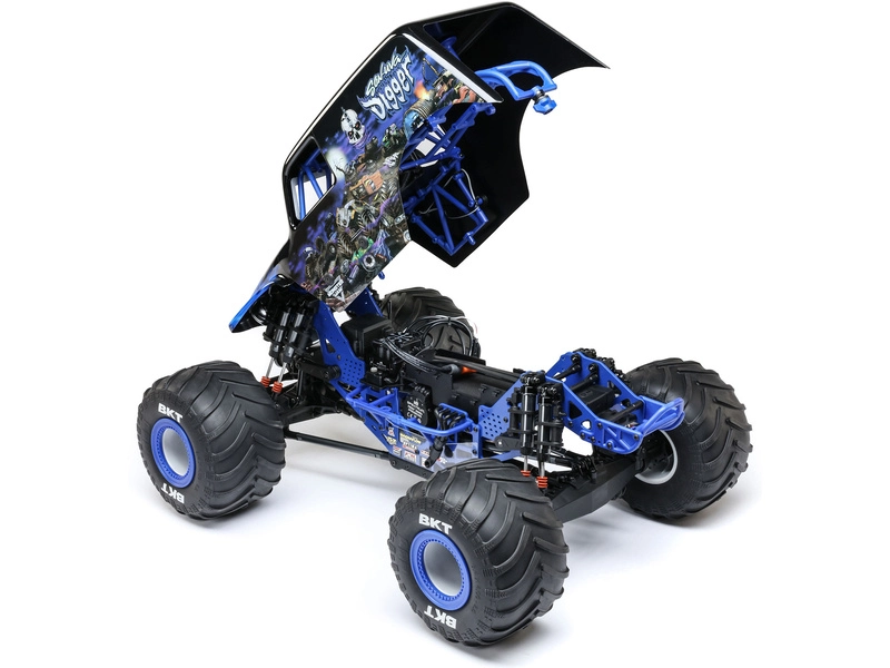 RC auto Losi LMT Monster Truck 2.0 1:8 4WD RTR Grave Digger
