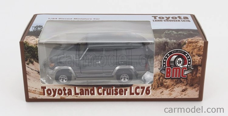 Bm-creations Toyota Land Cruiser Lc76 2014 1:64 Šedé Stříbro