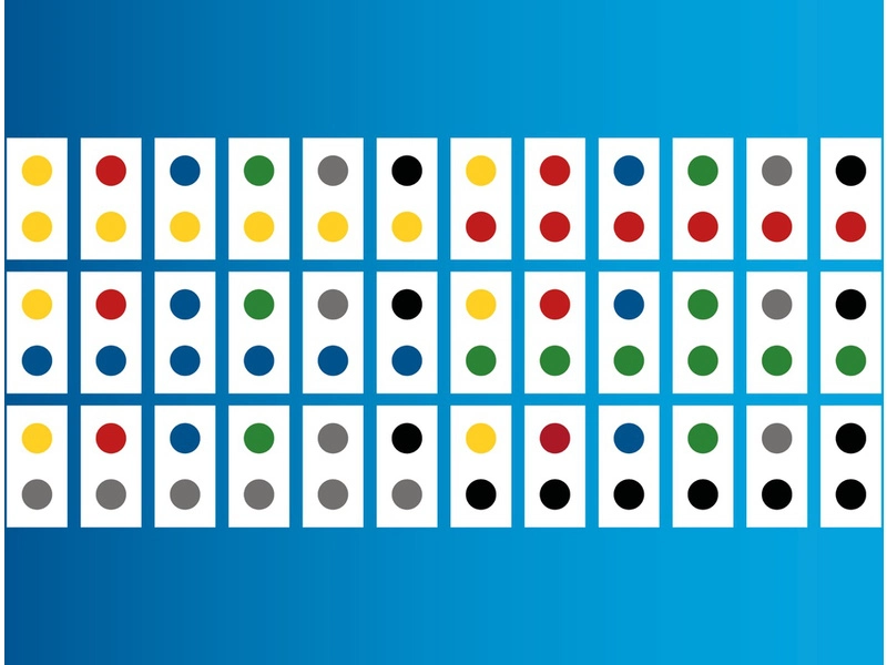 HUBELINO Duhové domino