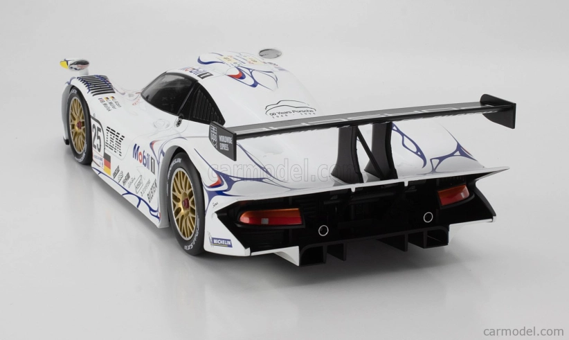 Werk83 Porsche 911 Gt1-98 3.2l Turbo Team Porsche Ag Mobil-1 N 25 2nd 24h Le Mans 1998 Uwe Alzen - Jorg Muller - Bob Wollek 1:12 Biela Modrá Červená
