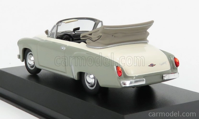 Minichamps Wartburg A311 Cabriolet 1958 1:43 sivá biela