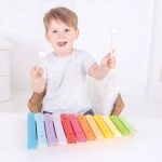 Bigjigs Toys Dřevěný xylofon - poškozený obal
