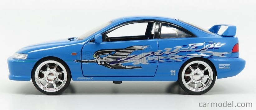Jada Honda Mia's Acura Integra Type R 1995 - Fast & Furious 1:24 Světle Modrá