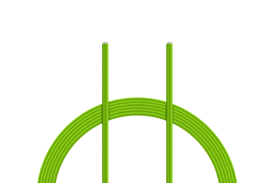 Kabel PVC 0.055mm2 10m (zelený)