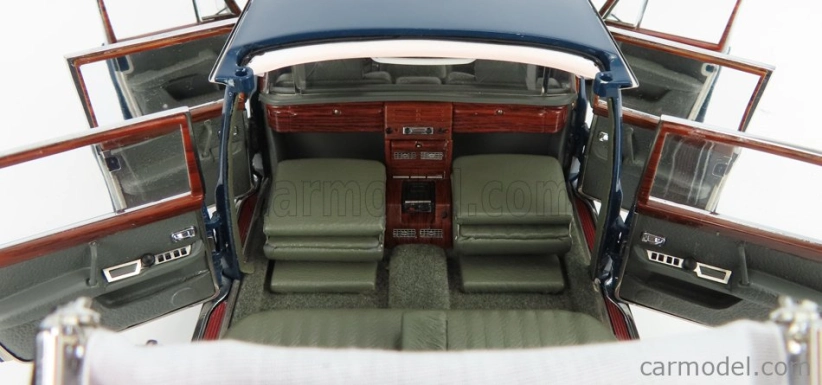 Cmc Mercedes Benz S-class 600 Pullman (w100) Landaulet Soft-top Semiconvertible 1969 1:18 Modrá