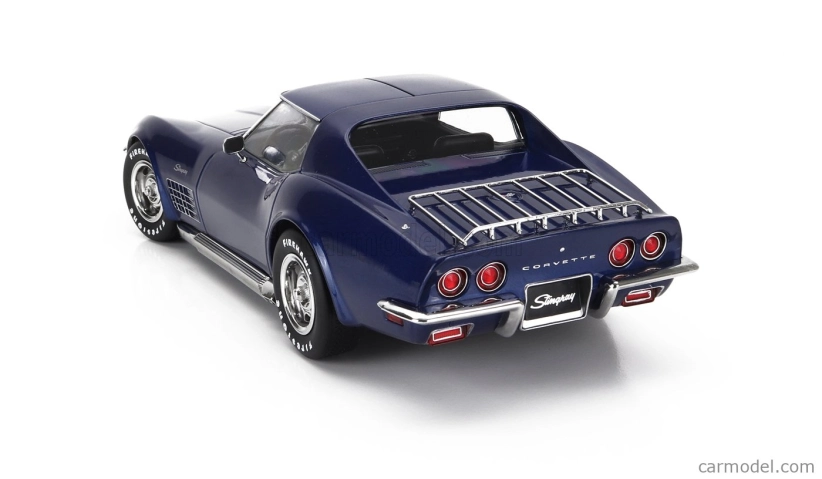 Chevrolet Corvette C3 1972 v mierke Kk - s odnímateľnou strechou 1:18 modrá