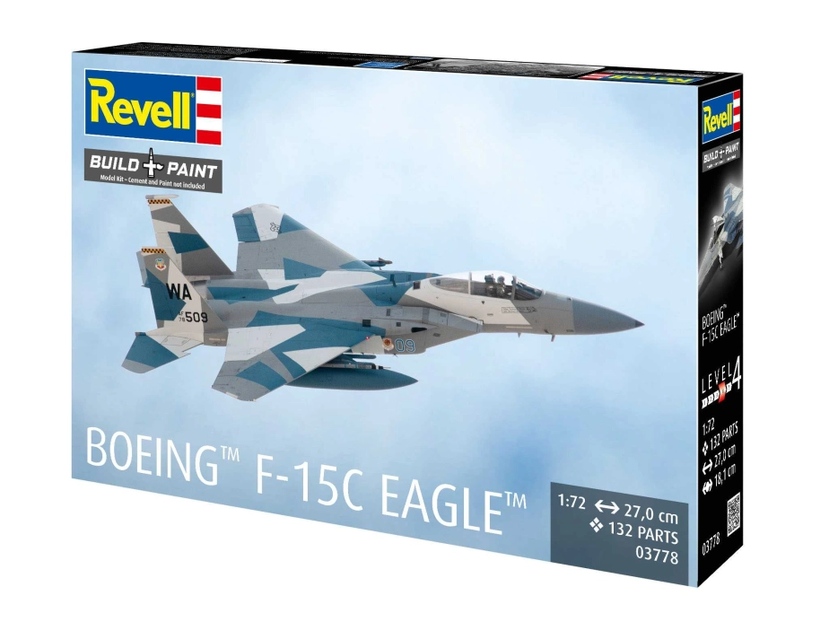 Plastic ModelKit lietadlo 03778 - Boeing F-15C Eagle (1:72)