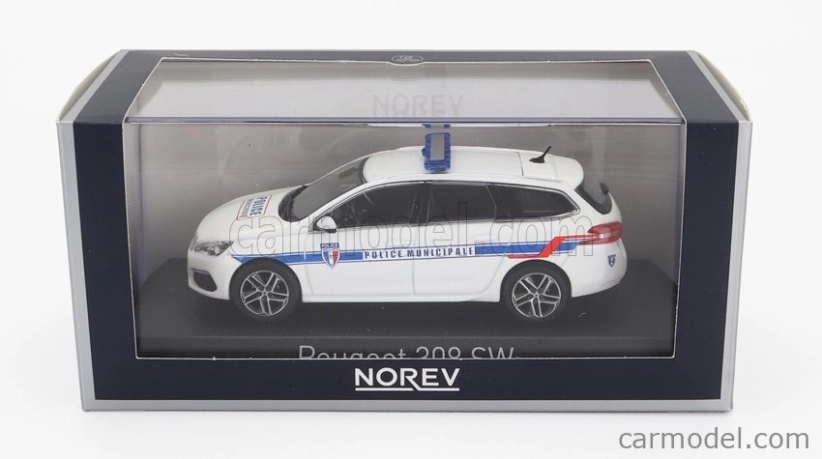 Norev Peugeot 308 Gt Sw Station Wagon Police Municipale 2020 1:43 Biela