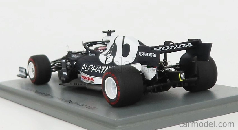 Iskrový model Alpha tauri F1 At02 Honda Ra620h Team Alpha Tauri N 22 4th Abu Dhabi Gp 2021 Yuki Tsunoda 1:43 White Blue