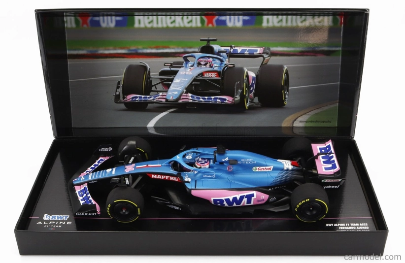 Minichamps Renault F1 A522 Team Alpine Bwt N 14 1:18, modrá