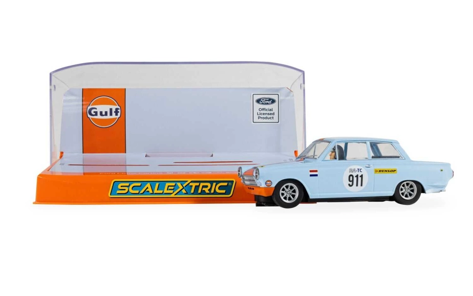 Autíčko Gulf SCALEXTRIC C4669 - Ford Lotus Cortina (1:32)