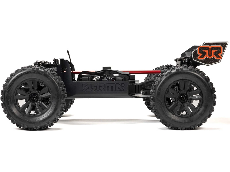RC auto Arrma Kraton 6S V6 BLX 1:8 4WD RTR, modrá/oranžová