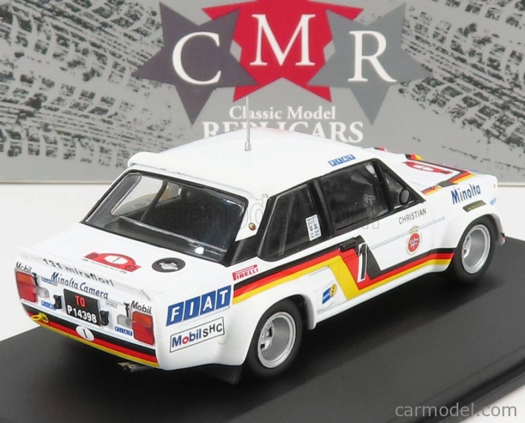 Cmr Fiat 131 Abarth N 1 Winner Rally Hunsruck 1979 W.rohrl - C.geistdorfer 1:43 Bílá Červená