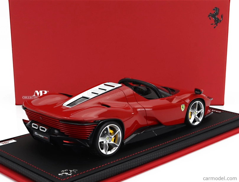 Mr-models Ferrari Daytona Sp3 2022 - Con Vetrina - With Showcase 1:18 Rosso Corsa - Červená