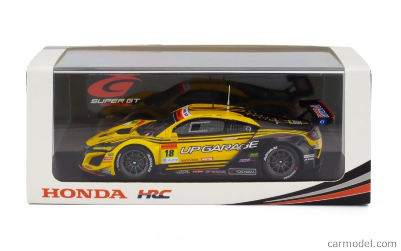 Spark-model Honda Nsx Gt3 Team Upgarage N 188 Gt300 Class Super Gt 2020 Takashi Kobayashi - Kosuke Matsuura 1:43 Žlutá Černá