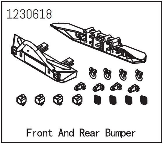 Bumper front/rear