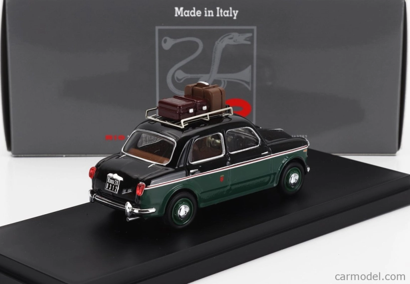 Rio-models Fiat 1100 Taxi Roma 1956 1:43 čierno-zelená