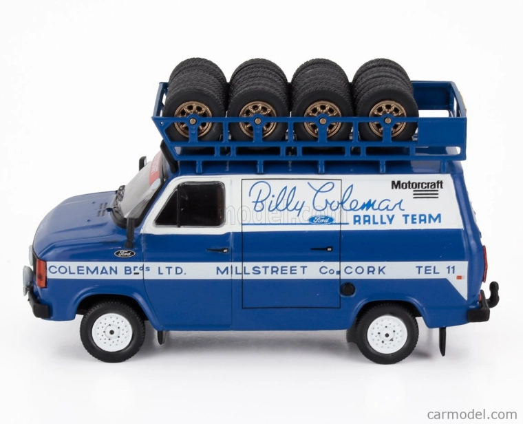 Ixo-models Ford england Transit Mki Van Team Billy Coleman Rally Assistance 1975 1:43 Modrá biela