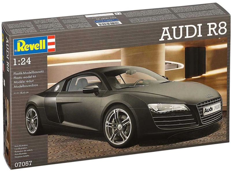 Revell Audi R8 čierne (1:24)