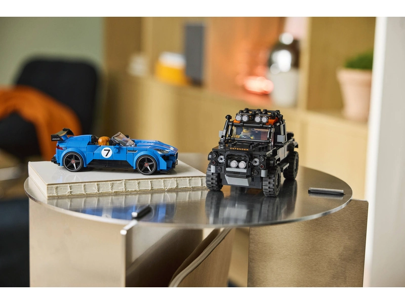 LEGO Speed Champions - Jaguar Project 7 a Land Rover Defender