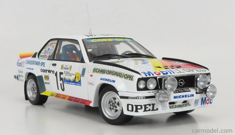 Sun-star Opel Ascona 400 (night Version) N 15 Winner Rally Internazionale Della Lana 1982 M.biasion - Rudy 1:18 Bílá